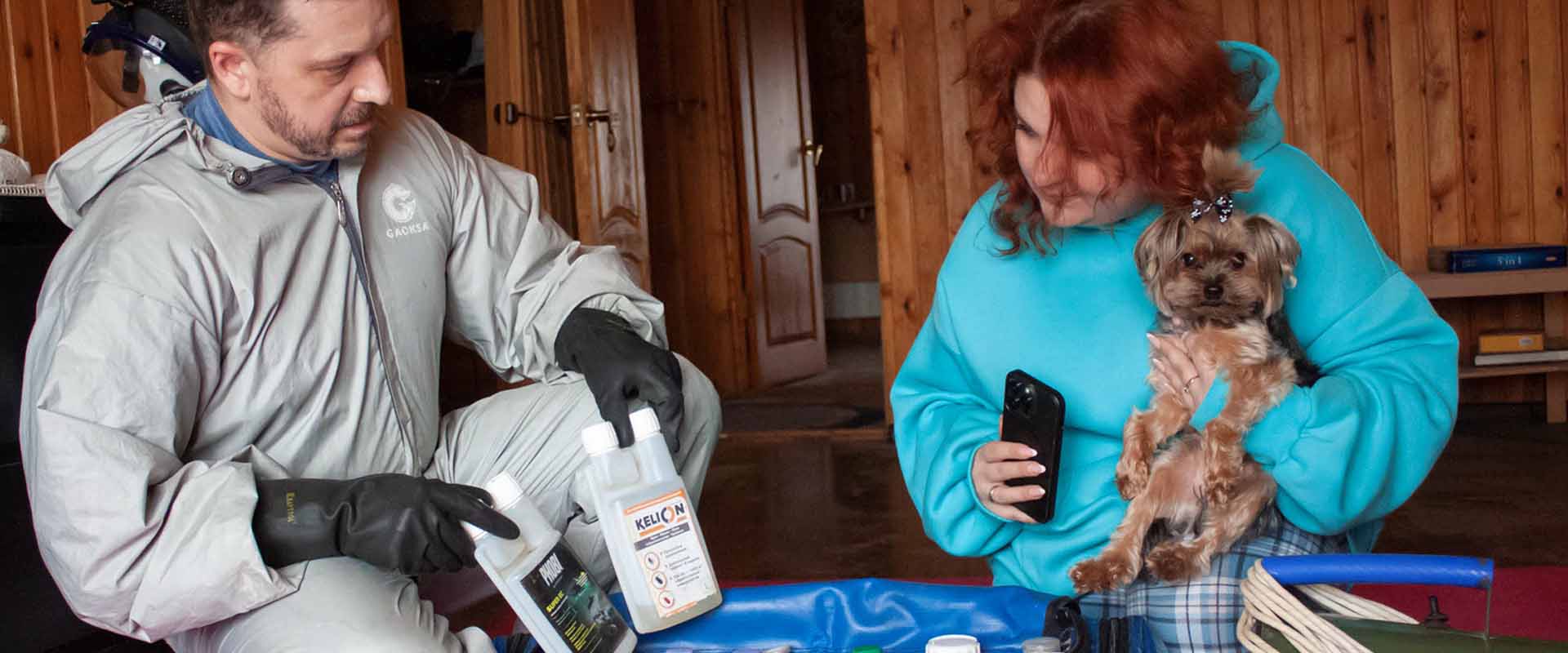 фото: Уничтожение блох в помещениях, домах и квартирах по районе станции метро Нагатинская и области.